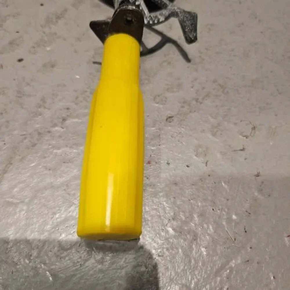 Vintage Mechanical Ice Cream Scoop with Yellow Handle